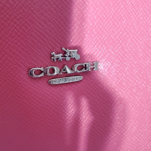 Coach Brown and Pink Signature Tote - Picture 10 of 11